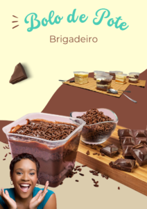 Bolo de Pote Brigadeiro