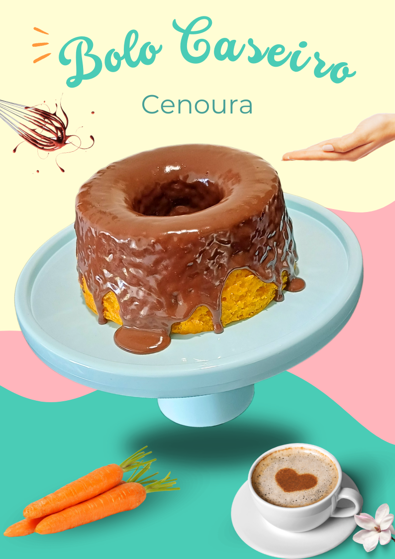 Bolo Caseiro de Cenoura